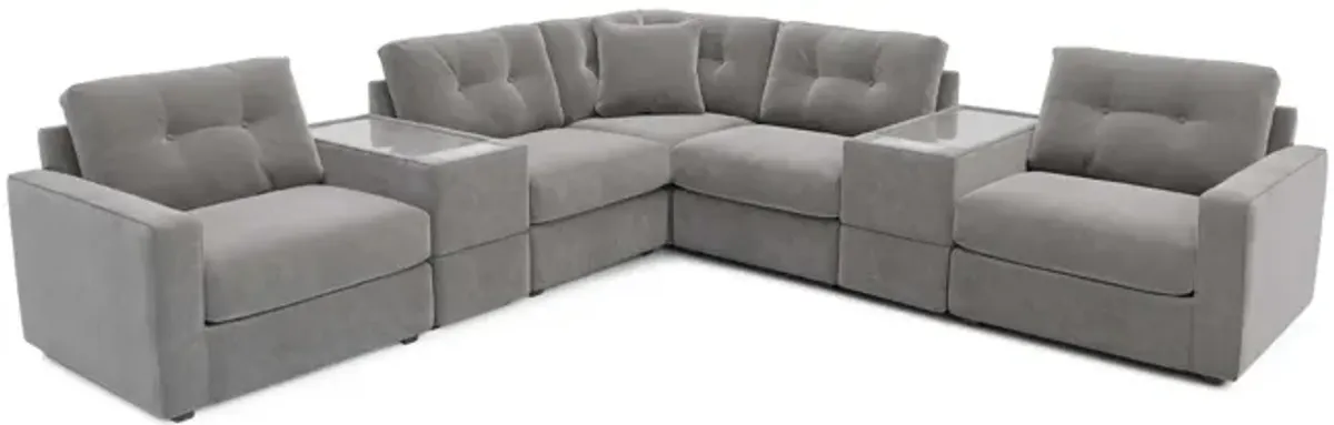 ModularOne 7 Piece Sectional - Granite