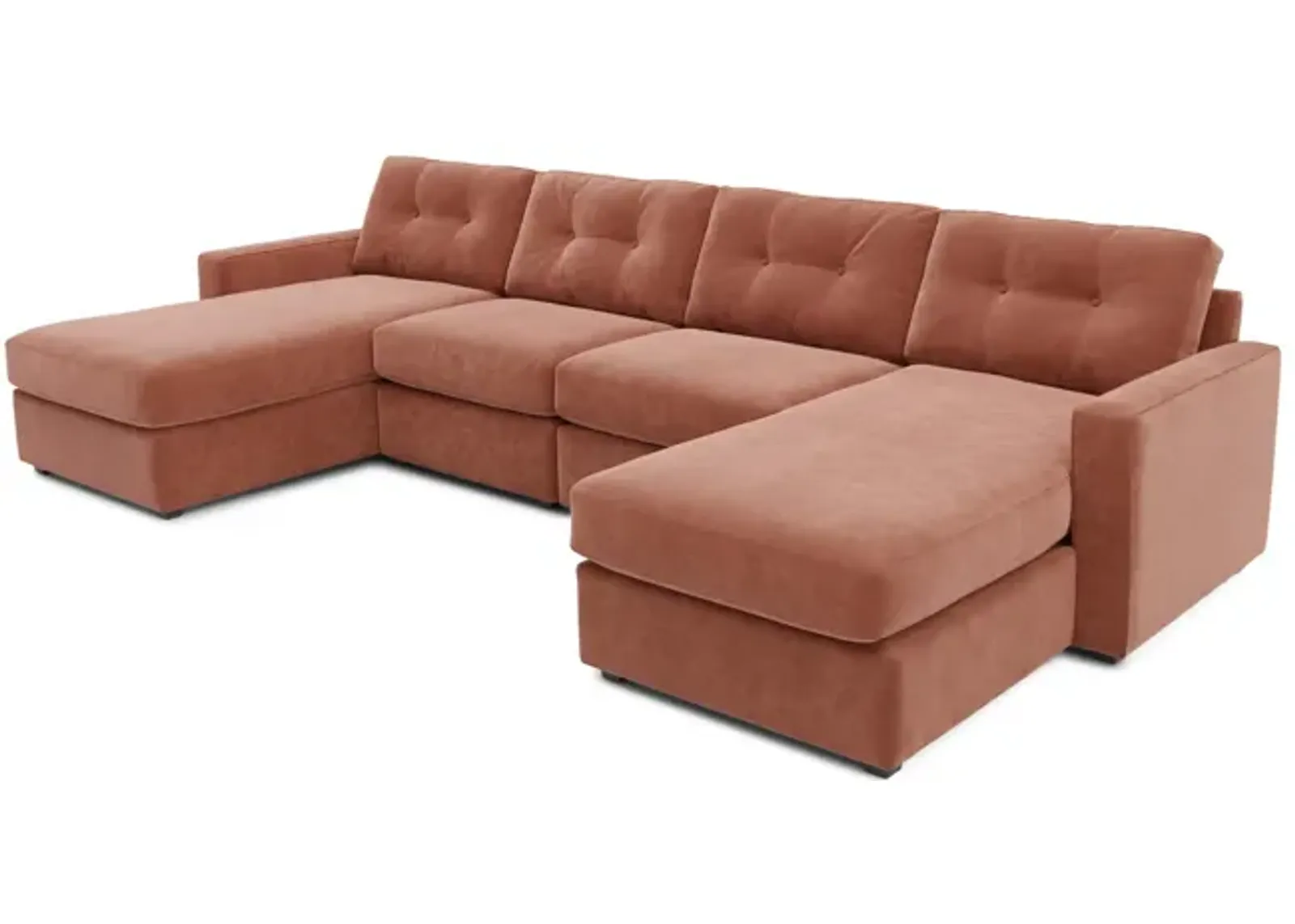 ModularOne 4 Piece Sectional - Cantaloupe