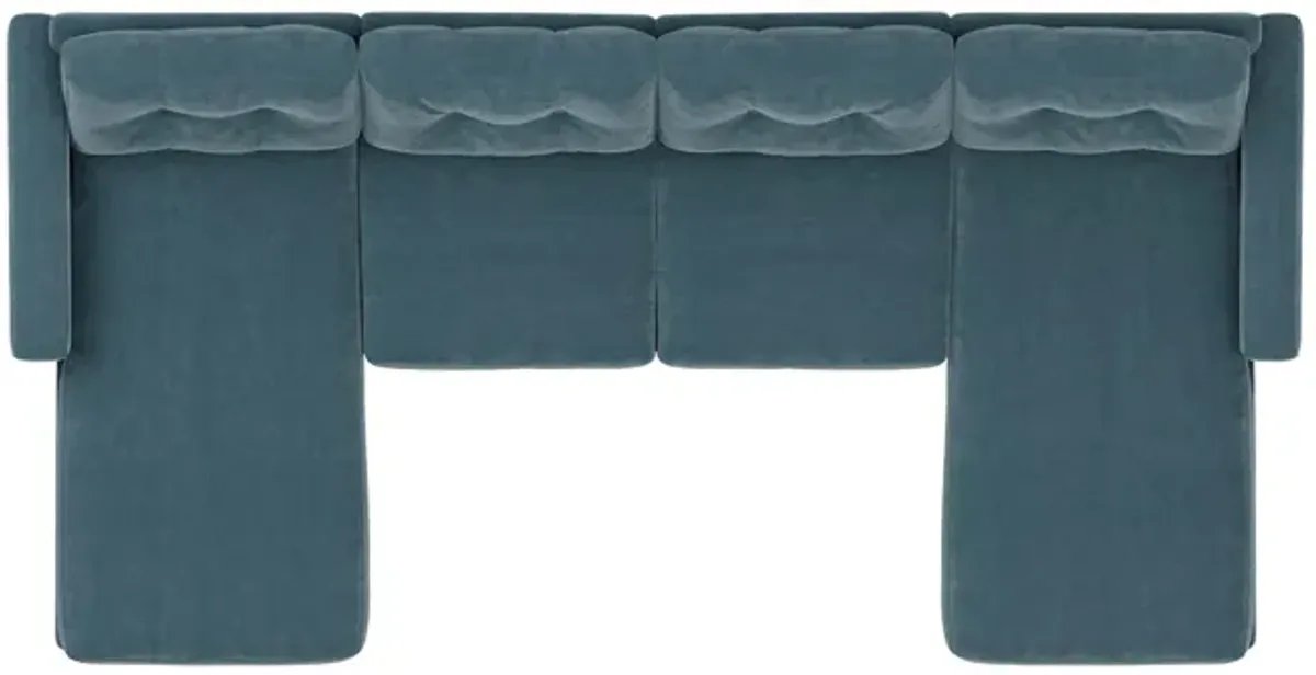 ModularOne 4 Piece Sectional - Teal