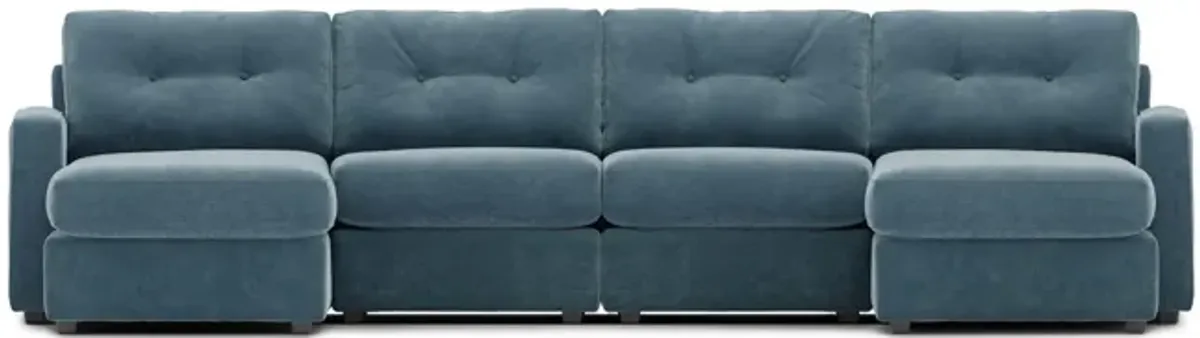 ModularOne 4 Piece Sectional - Teal