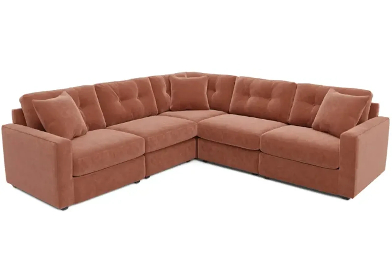 ModularOne 5 Piece Sectional - Cantaloupe