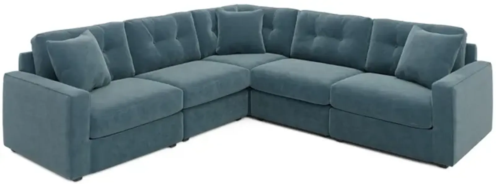 ModularOne 5 Piece Sectional - Teal