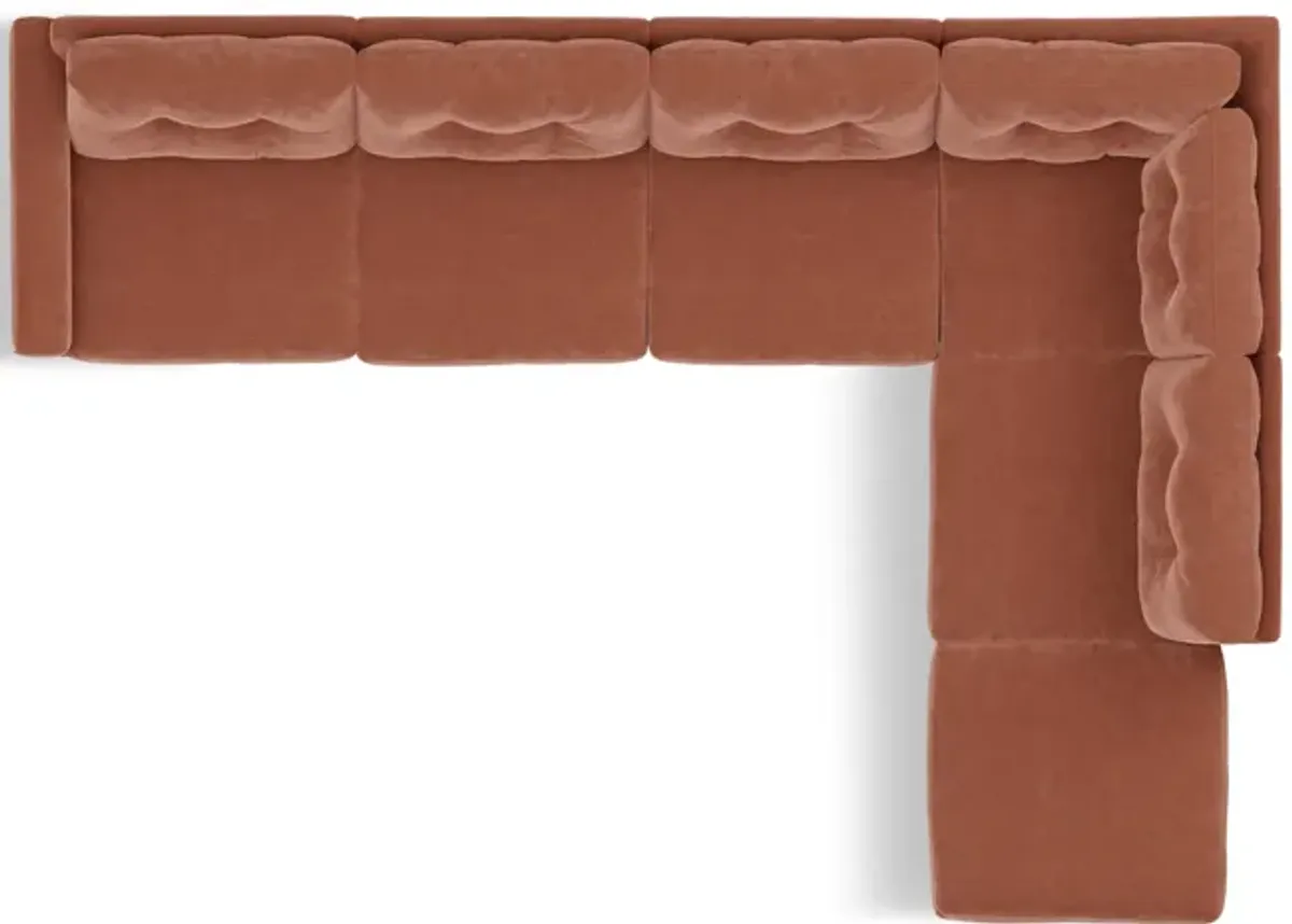 ModularOne 6 Piece Sectional - Cantaloupe