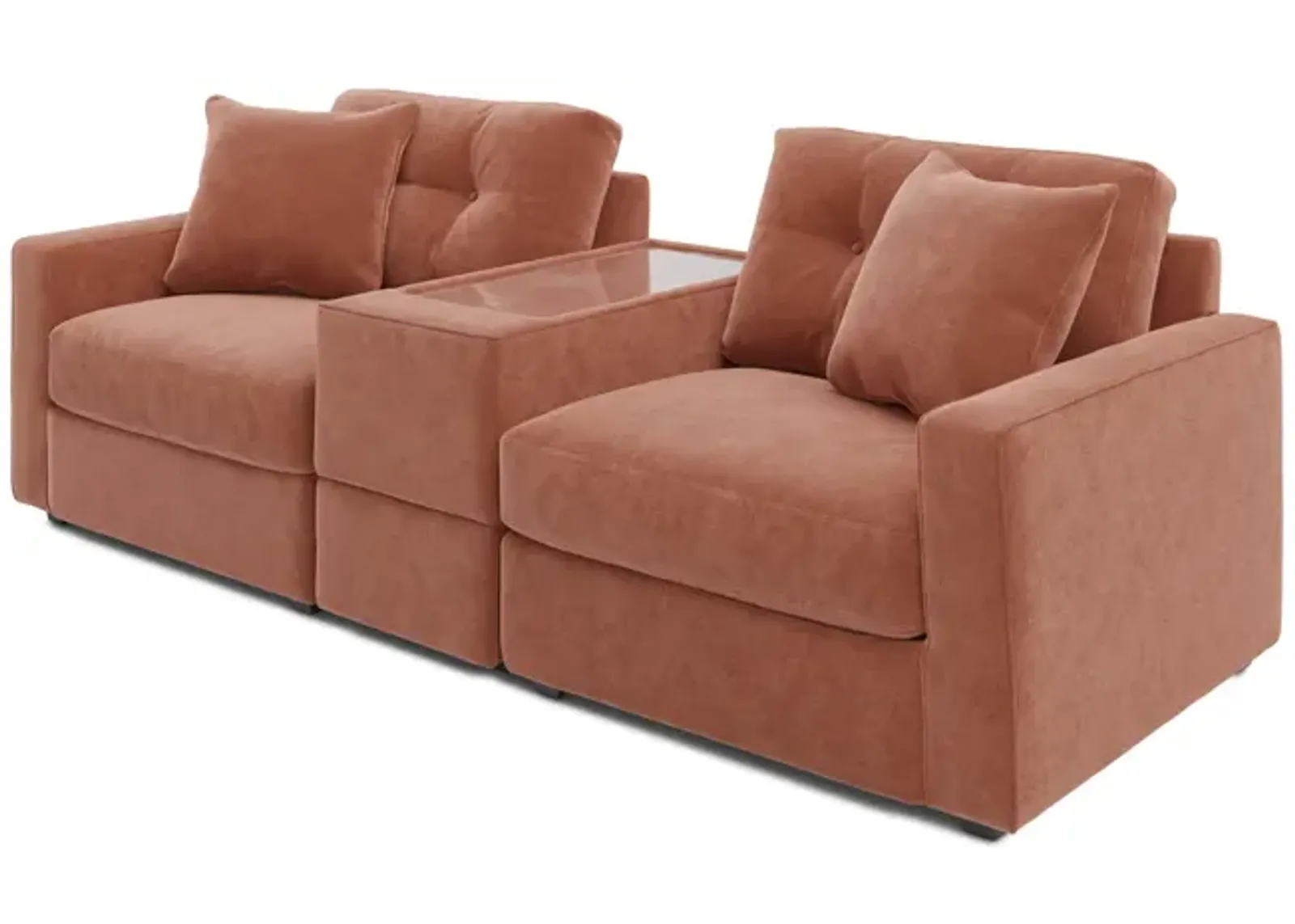 ModularOne 3 Piece Sectional - Cantaloupe