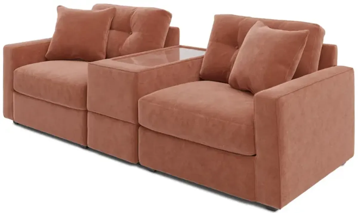 ModularOne 3 Piece Sectional - Cantaloupe