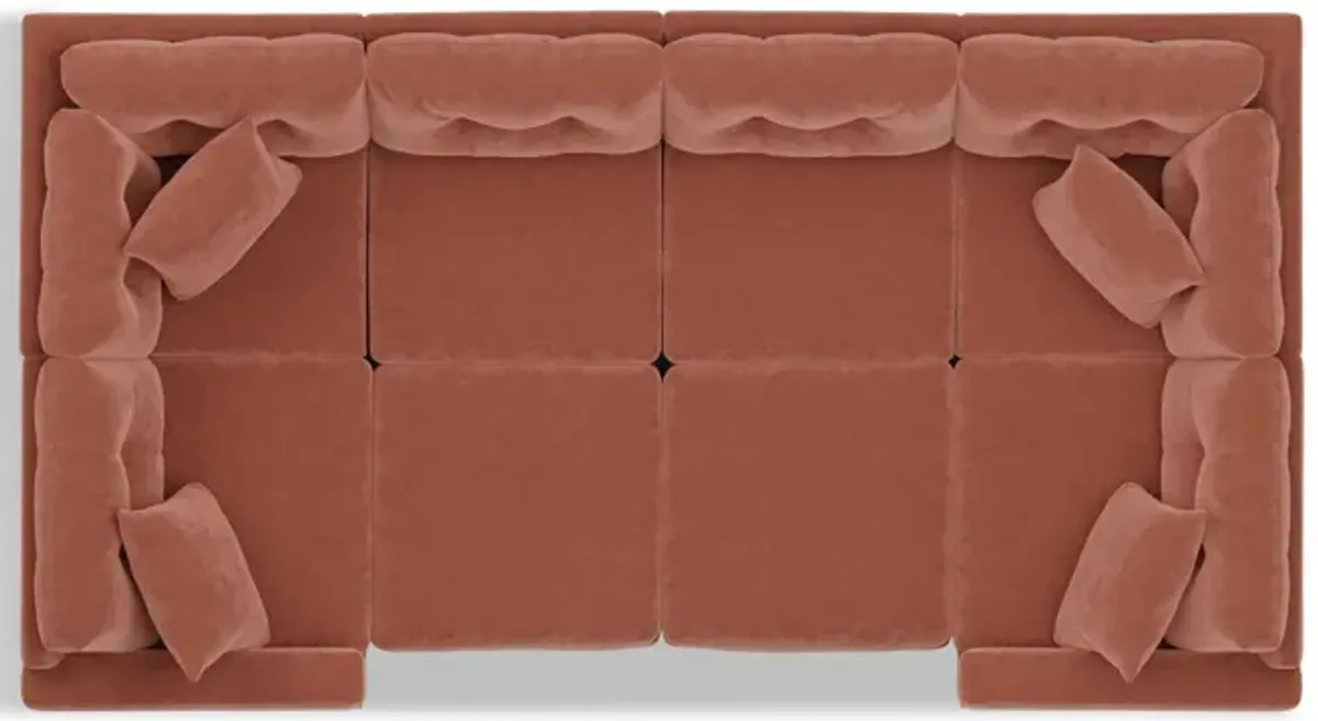 ModularOne 8 Piece Sectional - Cantaloupe