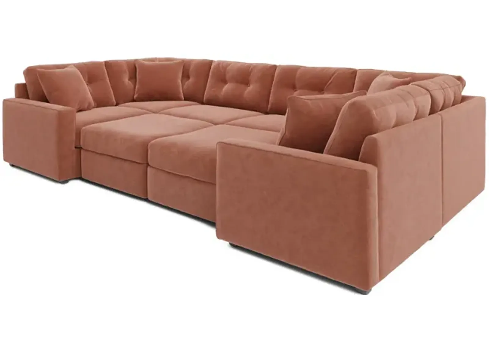 ModularOne 8 Piece Sectional - Cantaloupe