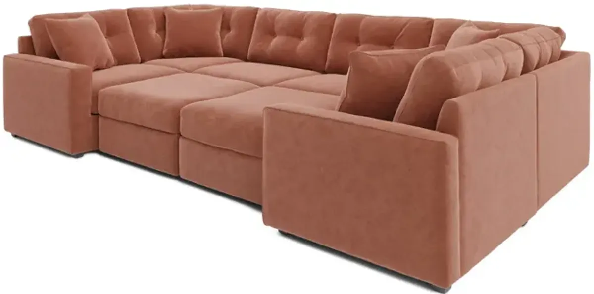 ModularOne 8 Piece Sectional - Cantaloupe