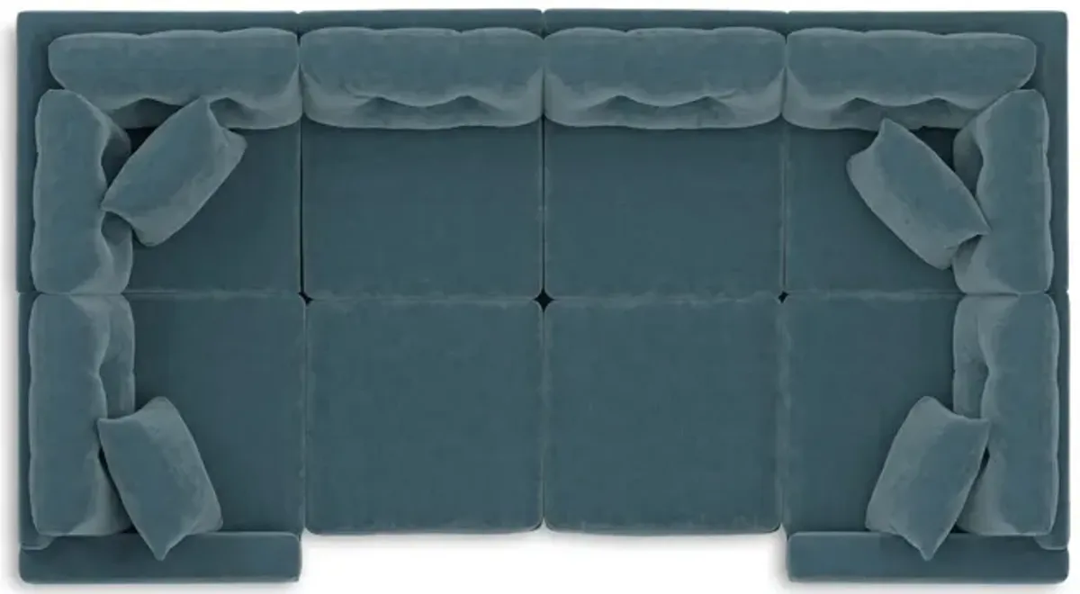 ModularOne 8 Piece Sectional - Teal