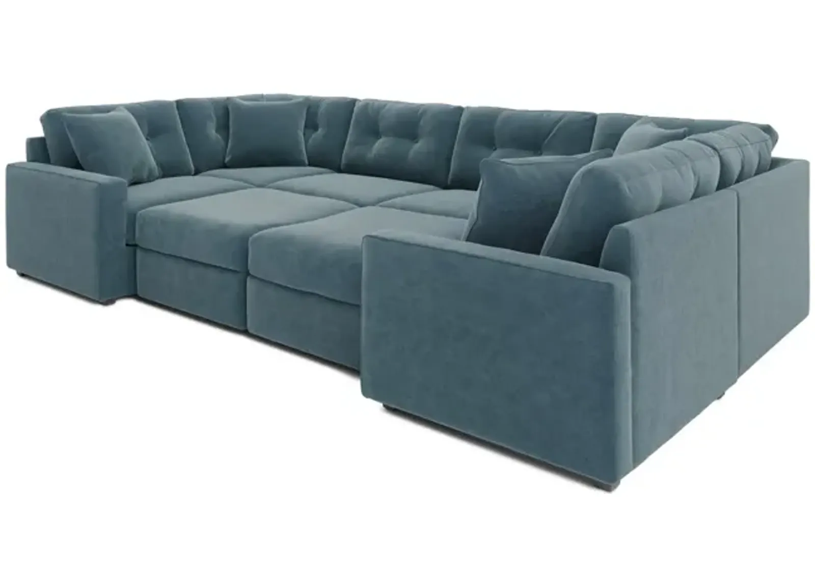 ModularOne 8 Piece Sectional - Teal