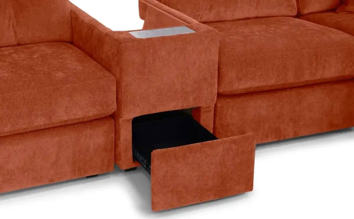 ModularOne 7 Piece Sectional - Cantaloupe