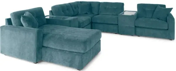 ModularOne 7 Piece Sectional - Teal