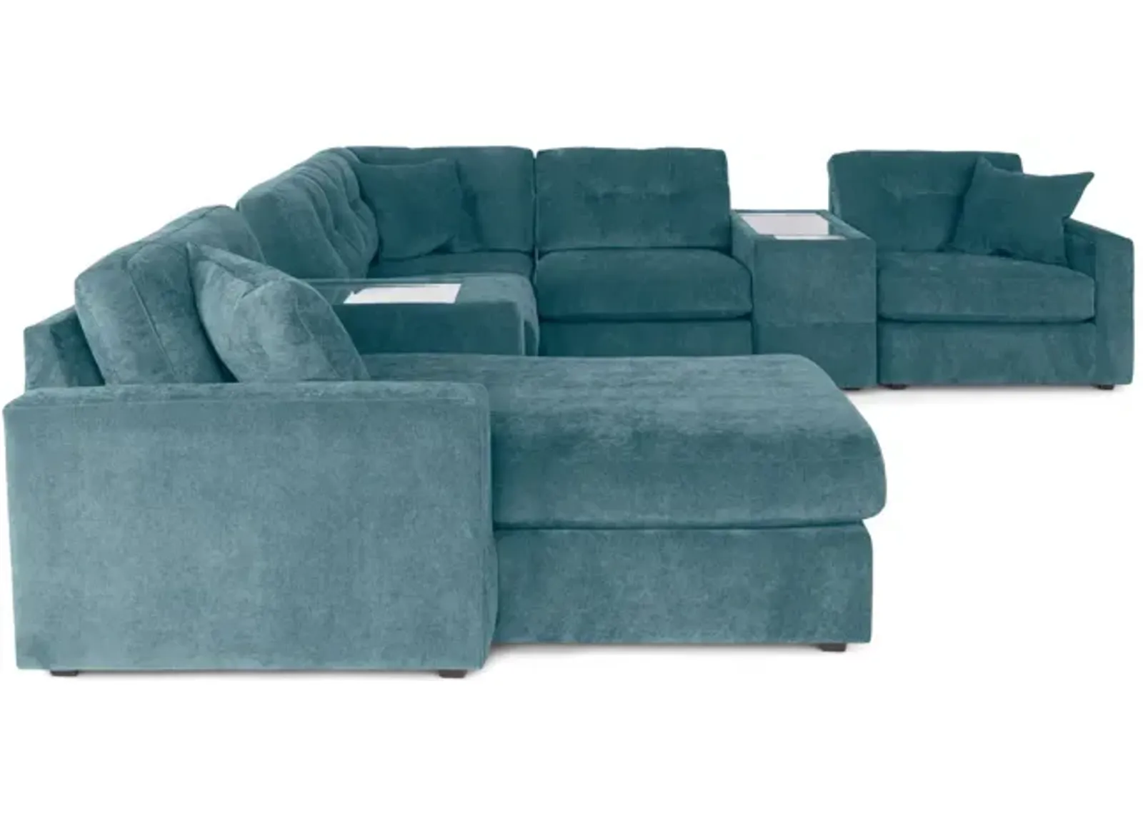 ModularOne 7 Piece Sectional - Teal