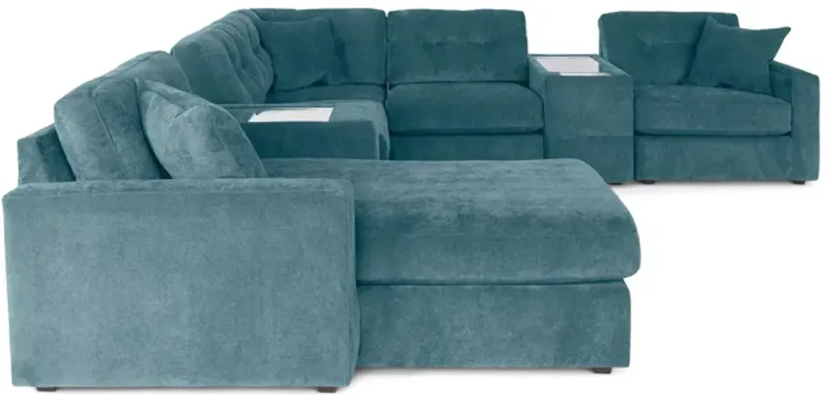 ModularOne 7 Piece Sectional - Teal