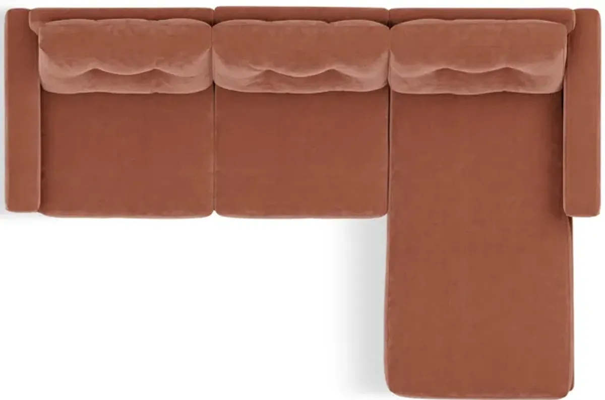 ModularOne 3 Piece Sectional - Cantaloupe