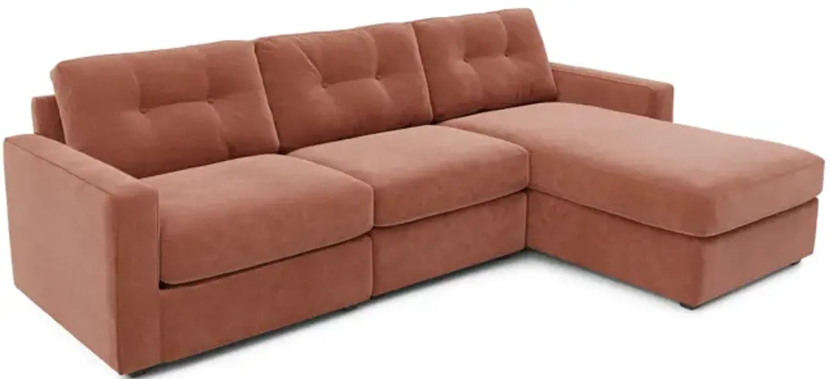 ModularOne 3 Piece Sectional - Cantaloupe