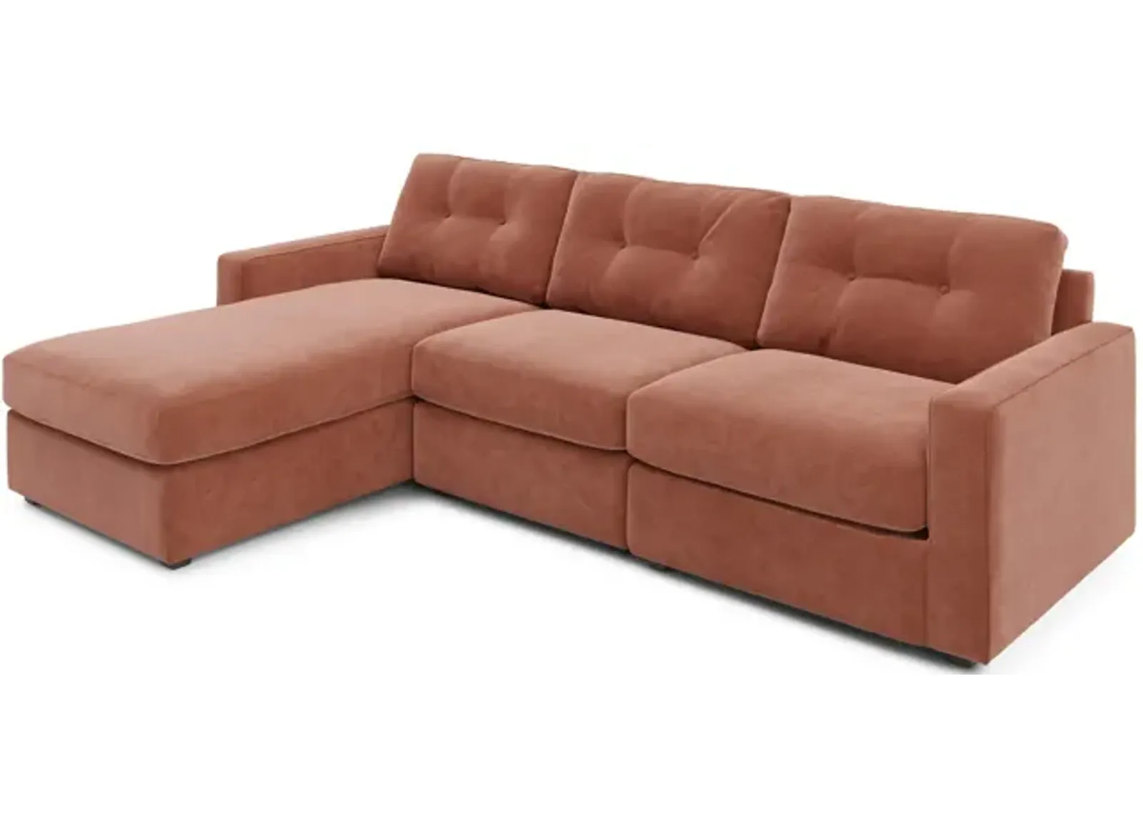 ModularOne 3 Piece Sectional - Cantaloupe