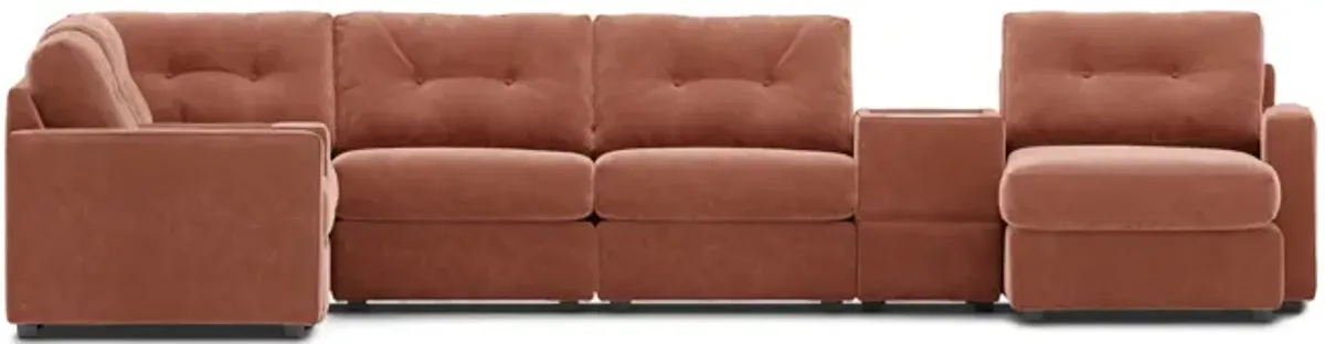 ModularOne 8 Piece Sectional - Cantaloupe