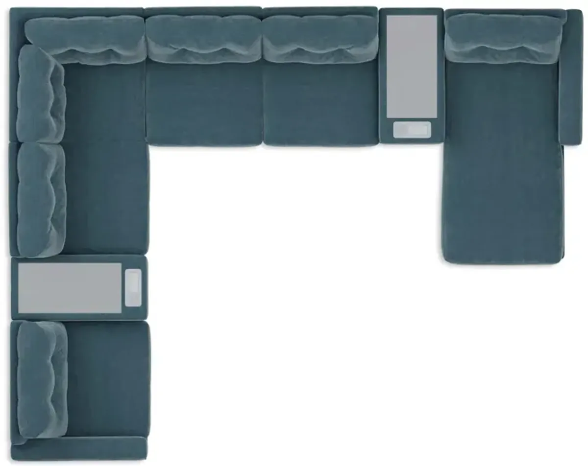 ModularOne 8 Piece Sectional - Teal