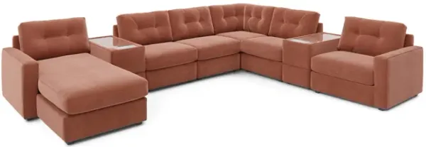 ModularOne 8 Piece Sectional - Cantaloupe