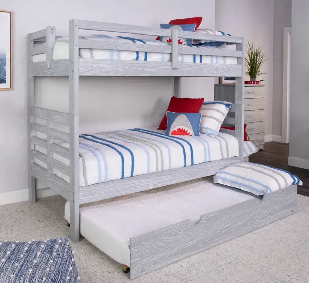 Skyler Twin Twin Bunk - Aspen Grey