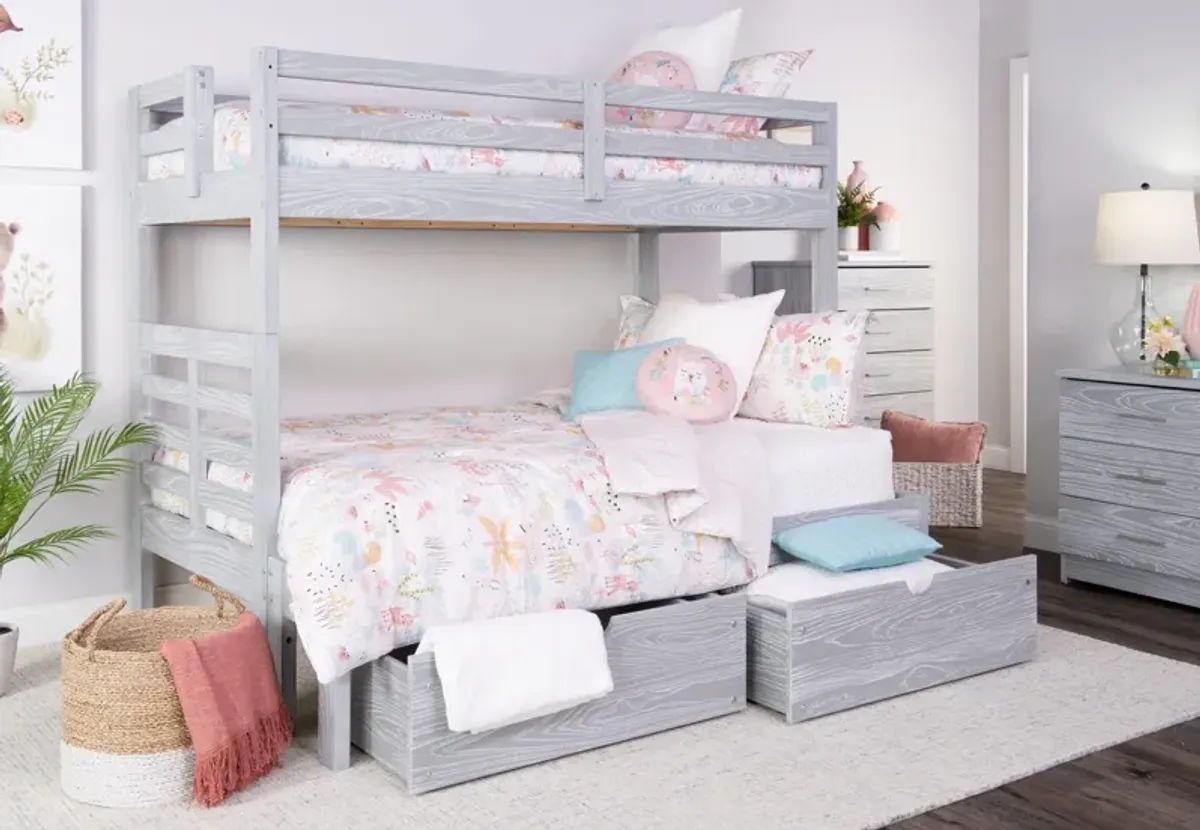 Skyler Twin Full Bunk - Aspen Grey