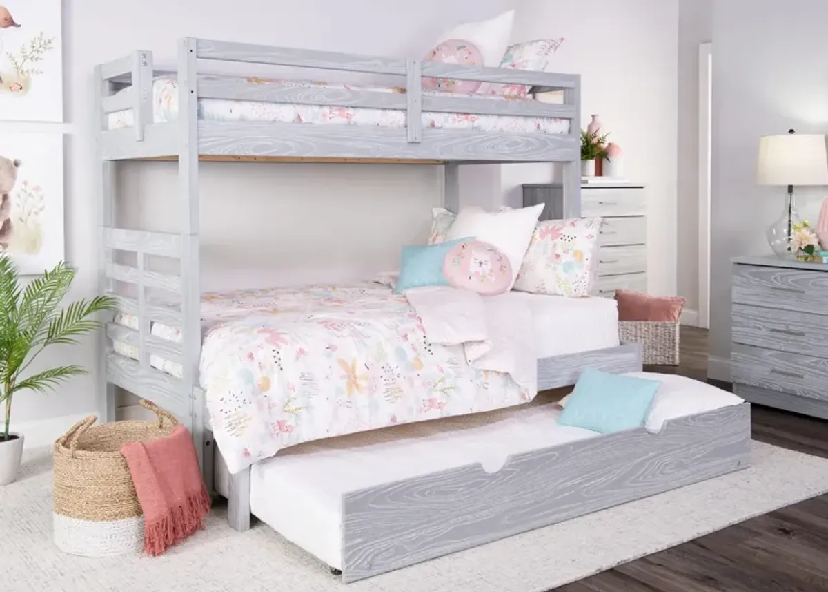 Skyler Twin Full Bunk - Aspen Grey