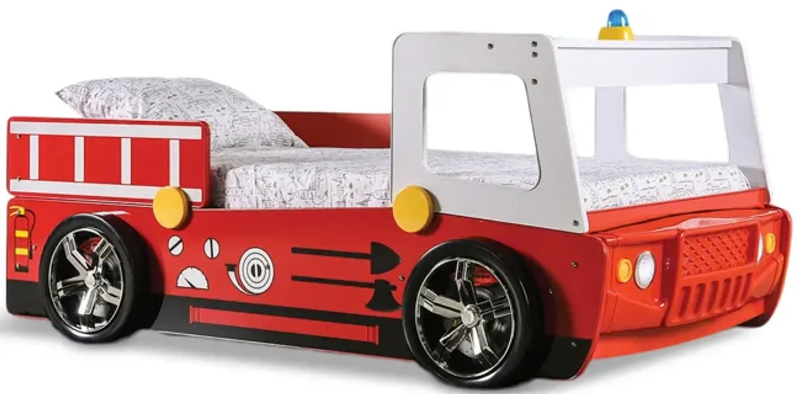 Firestall Fire Engine Twin Bed