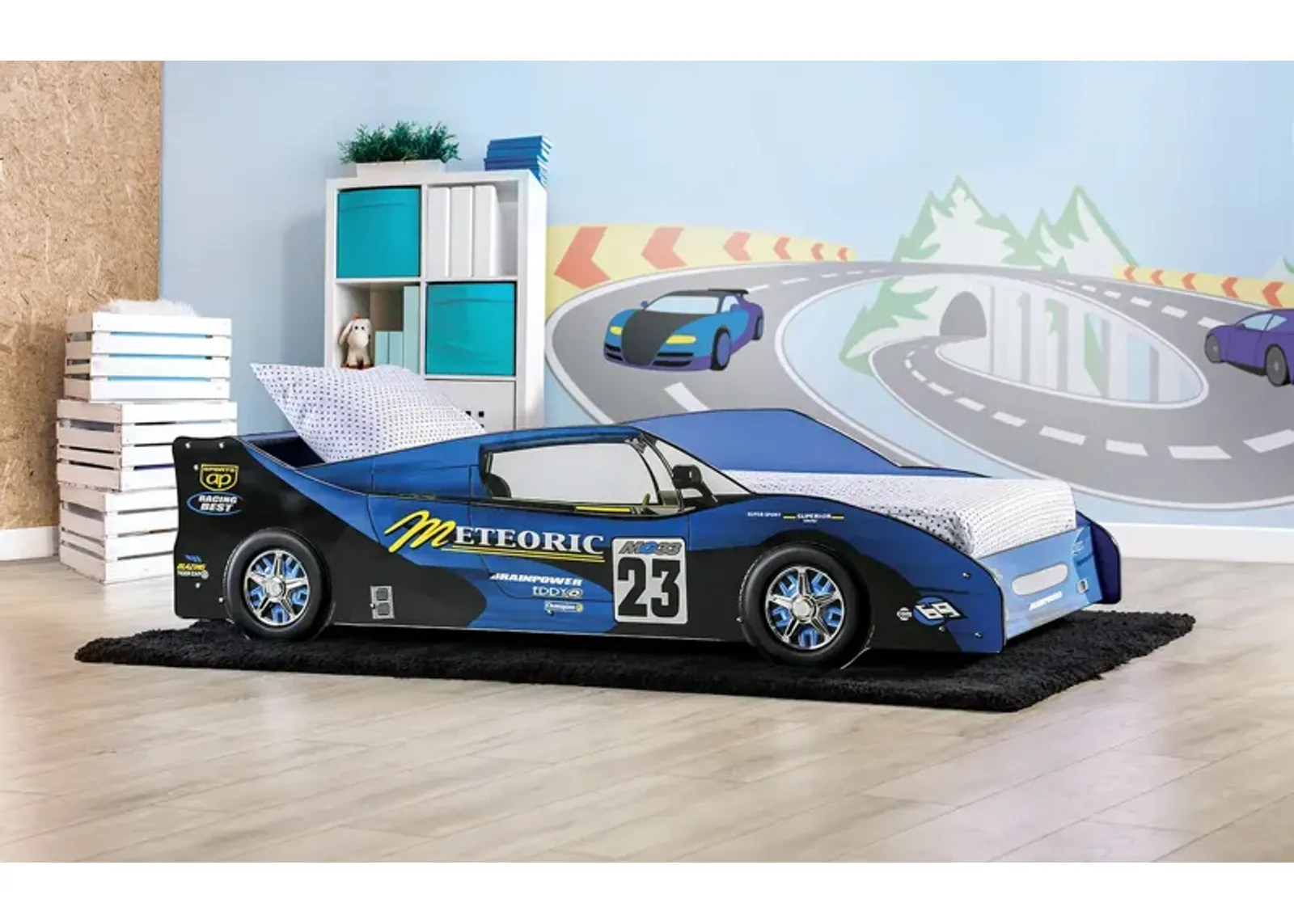 Meteoric Race Car Twin Bed