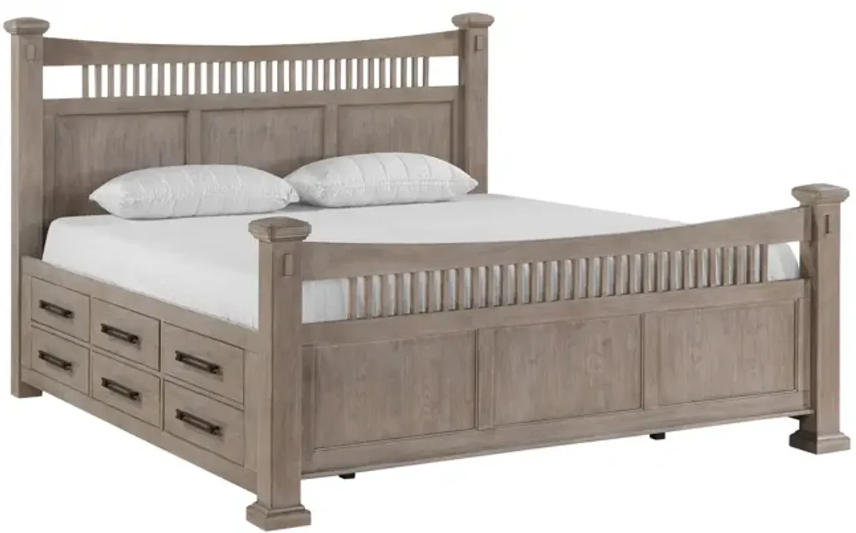 Brooks Boulevard Storage Bed - King