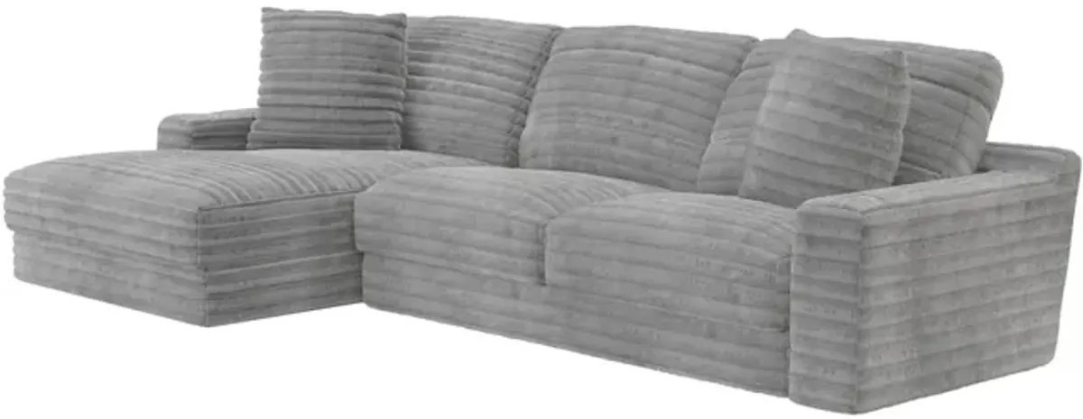 Portia Sectional Left Chaise - Moonstruck