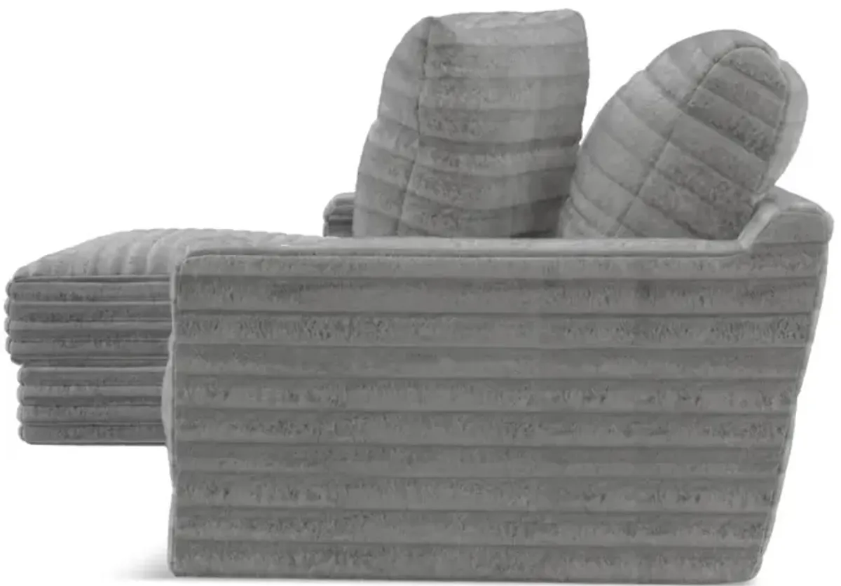 Portia Sectional Left Chaise - Moonstruck