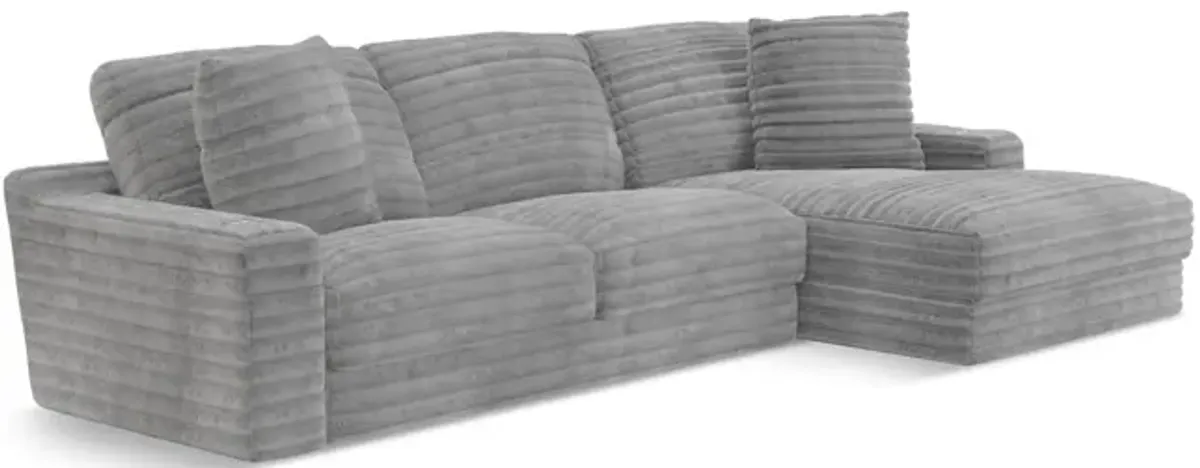 Portia Sectional Right Chaise - Moonstruck