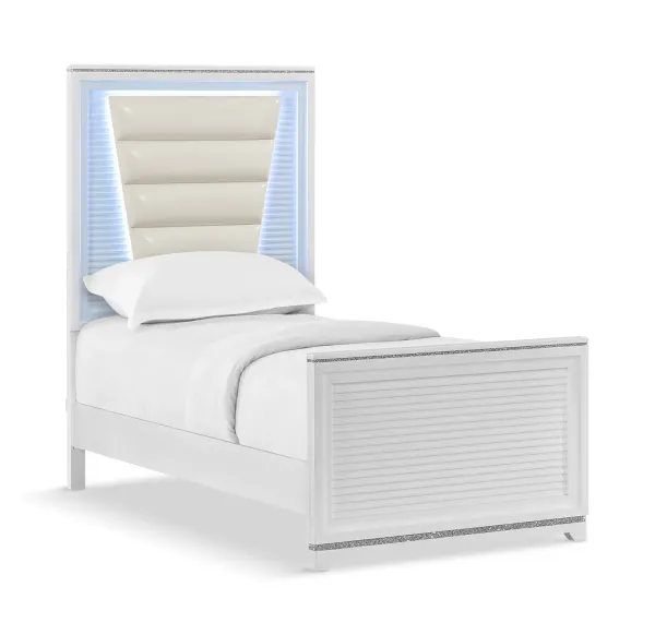 Santa Belle Twin Panel Bed