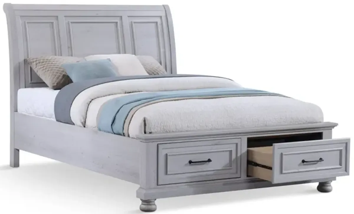 Bedford Queen Storage Bed - White