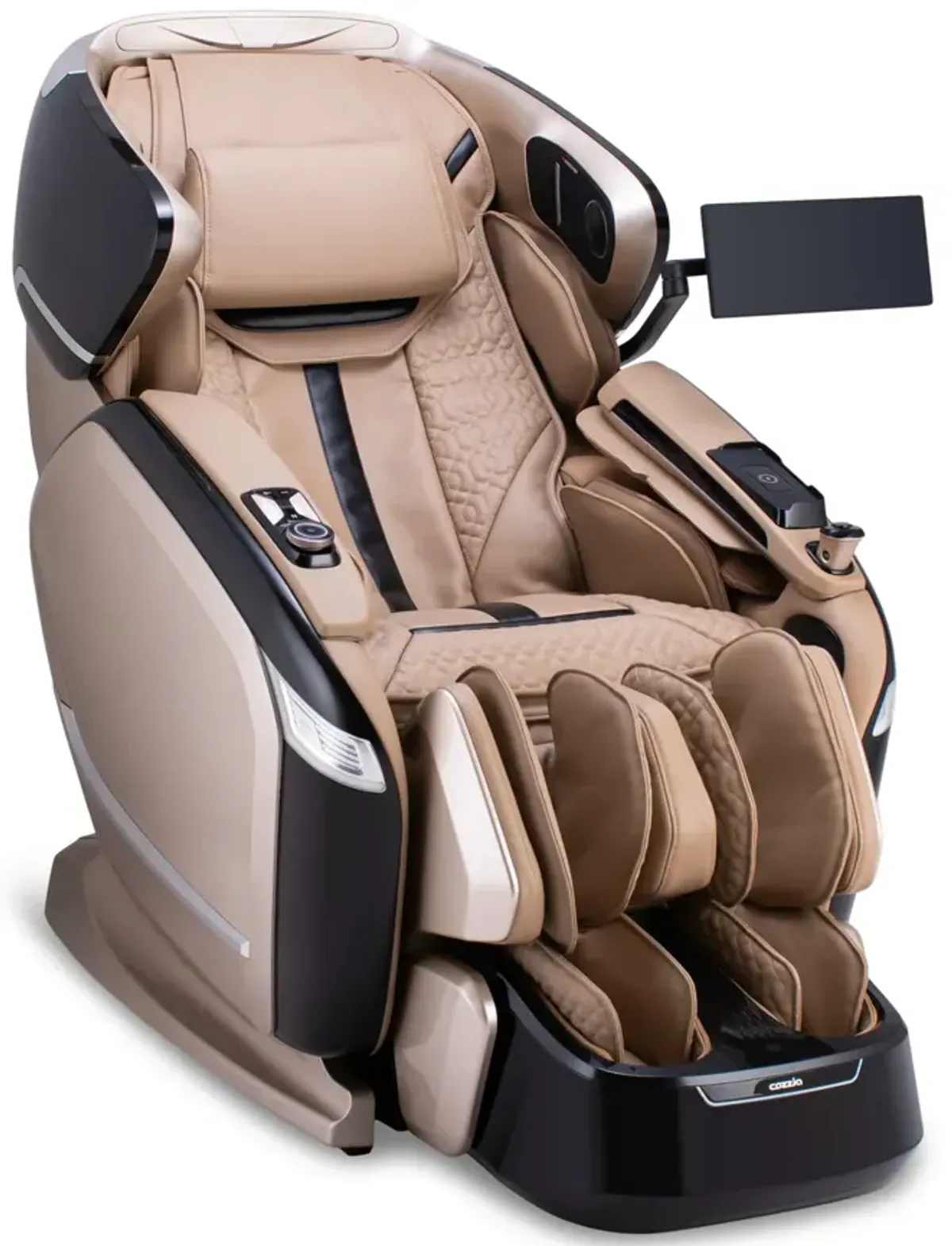 Quantum Zero Gravity Lay Flat Massage Chair - Champagne Black