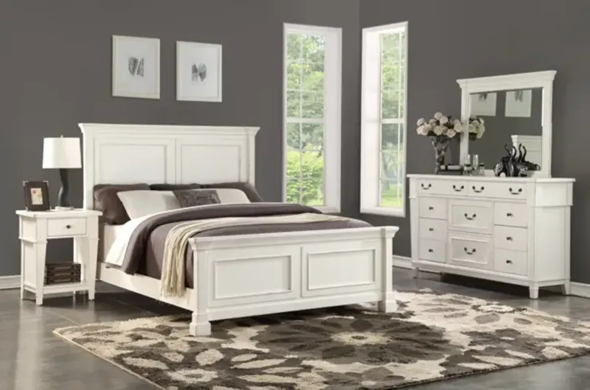 Stoney Creek Queen Panel Bedroom Suite w 1 Drawer Nightstand