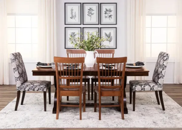 Portico Table With 4 Clayton Chairs And 2 Noah Chairs