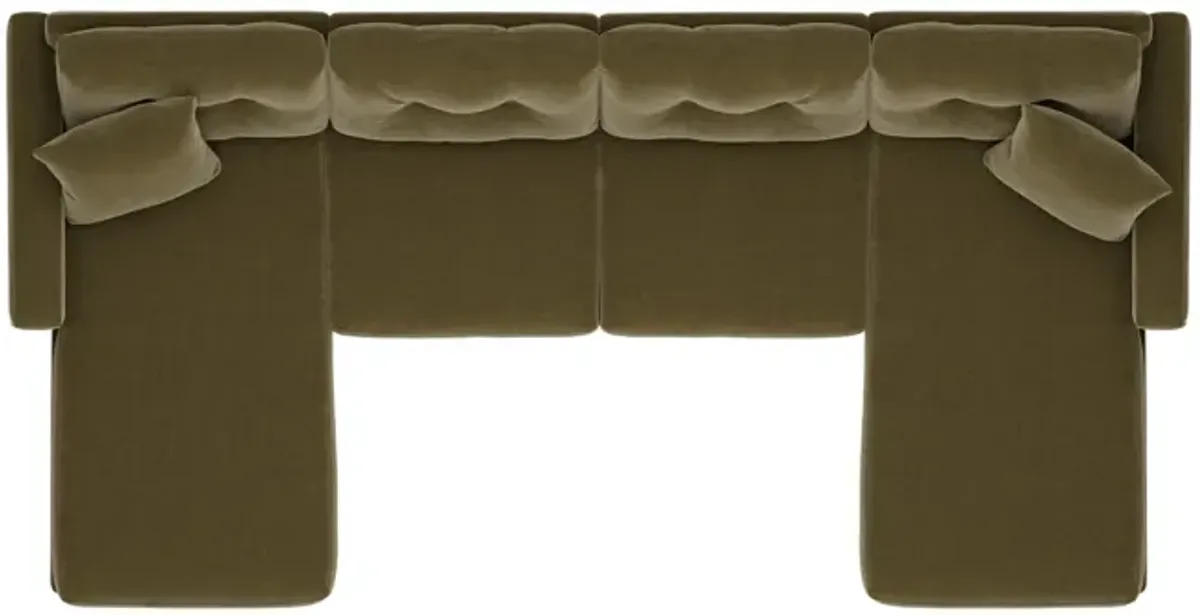 ModularOne 4 Piece Sectional - Moss