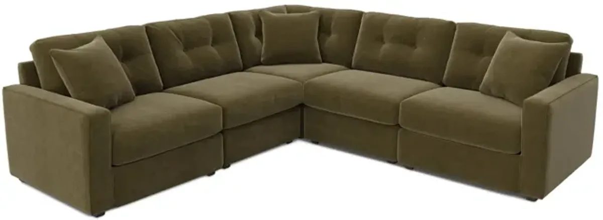 ModularOne 5 Piece Sectional - Moss