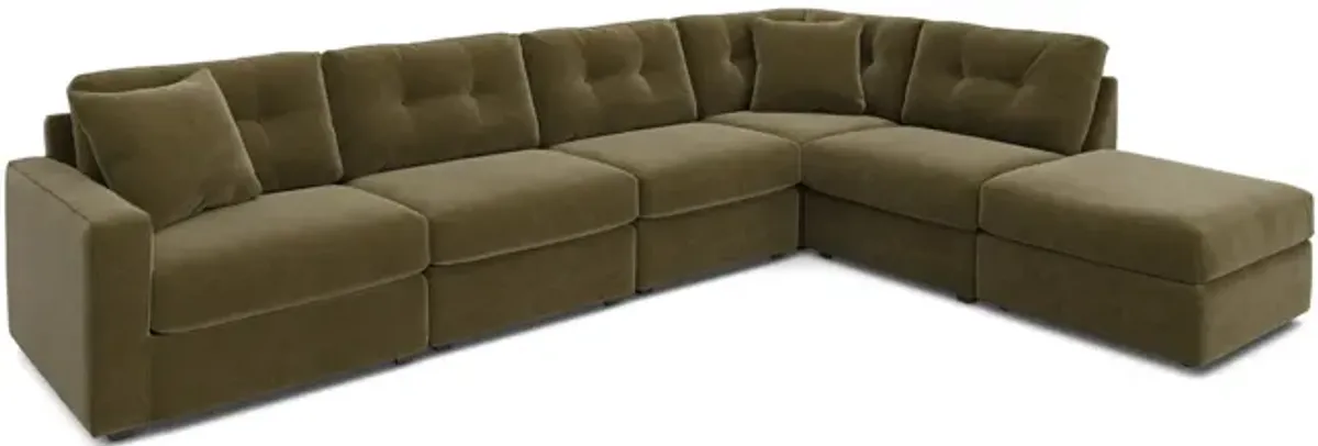 ModularOne 6 Piece Sectional - Moss