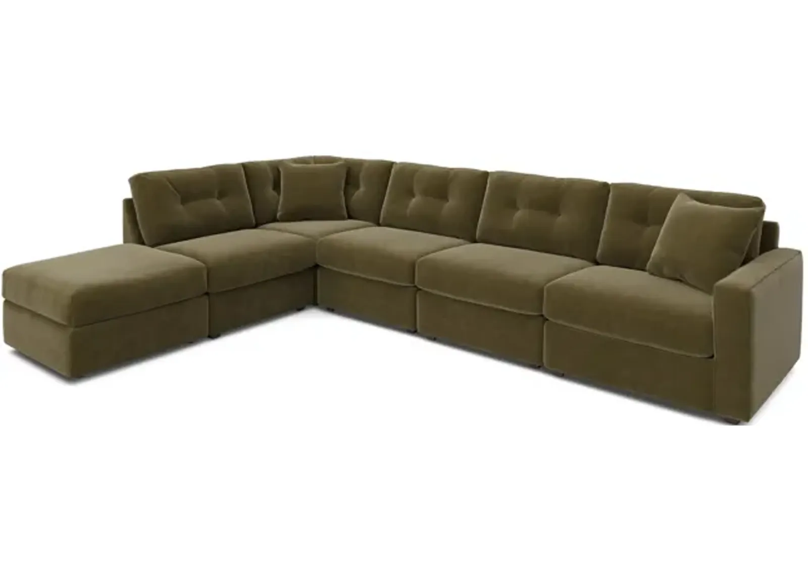 ModularOne 6 Piece Sectional - Moss