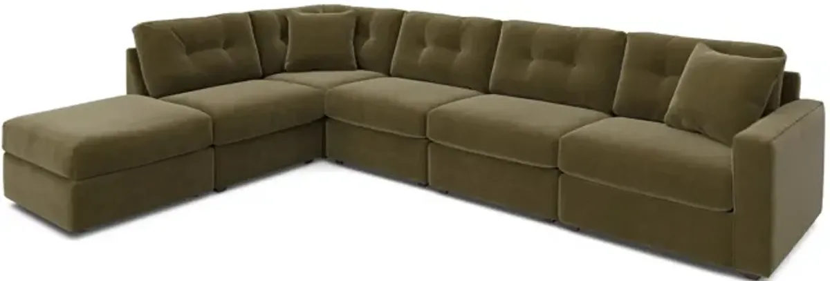 ModularOne 6 Piece Sectional - Moss