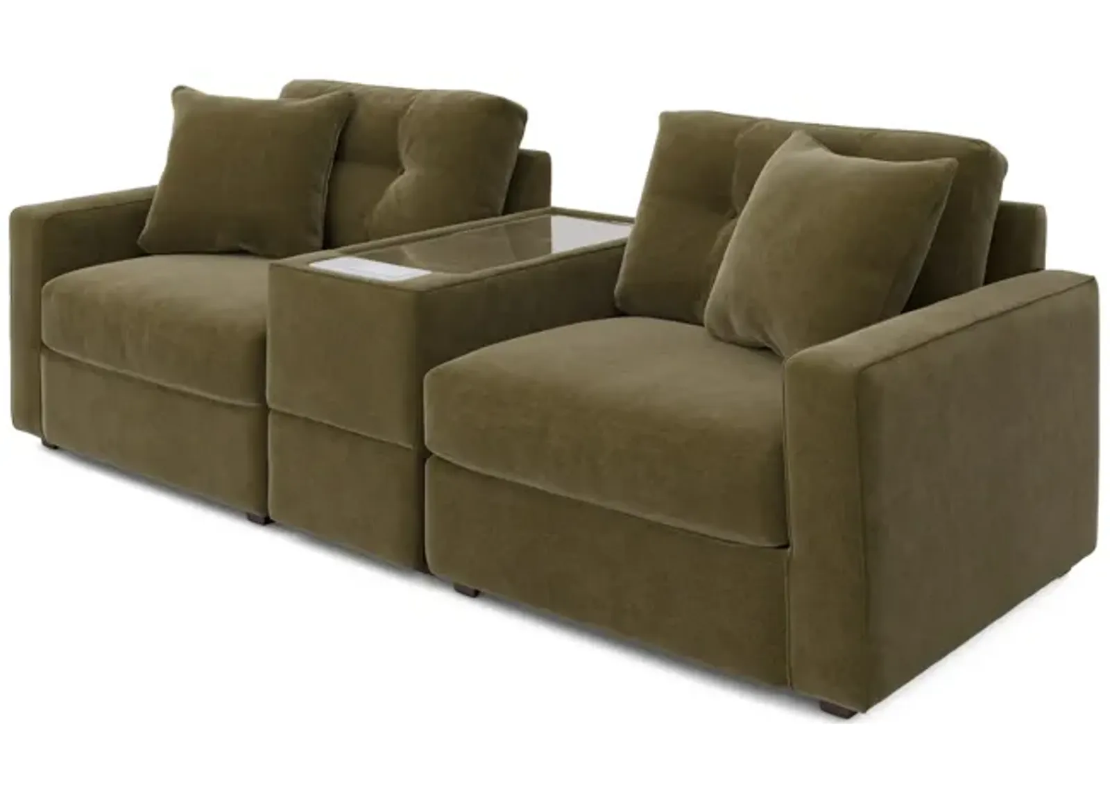 ModularOne 3 Piece Sectional - Moss