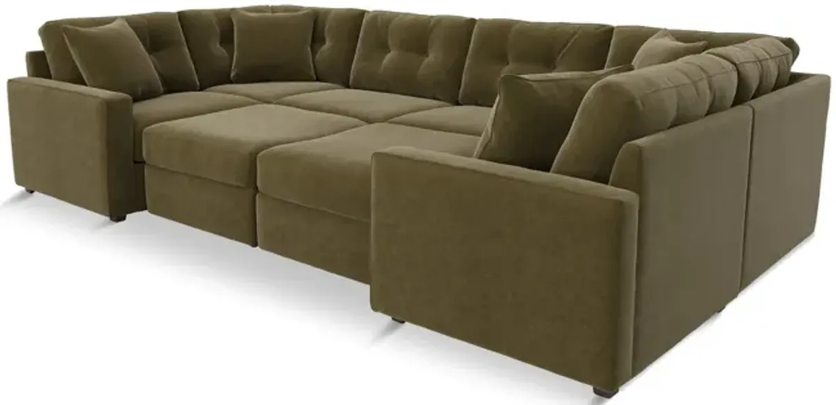 ModularOne 8 Piece Sectional - Moss