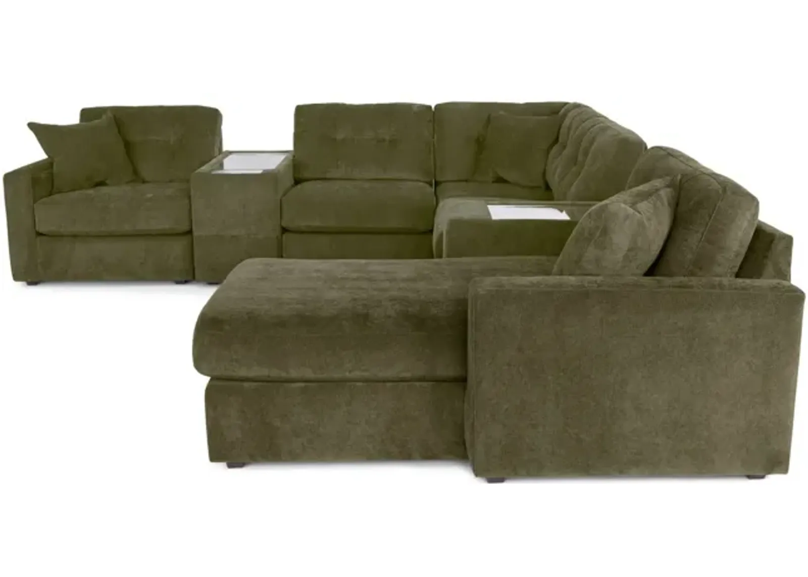 ModularOne 7 Piece Sectional - Moss