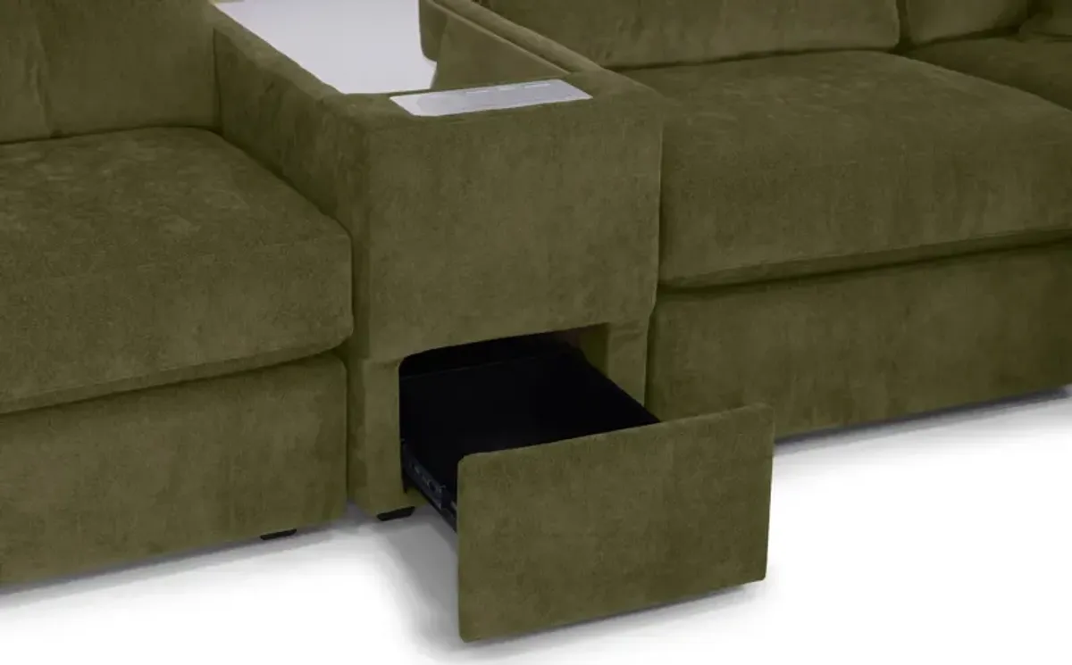 ModularOne 7 Piece Sectional - Moss