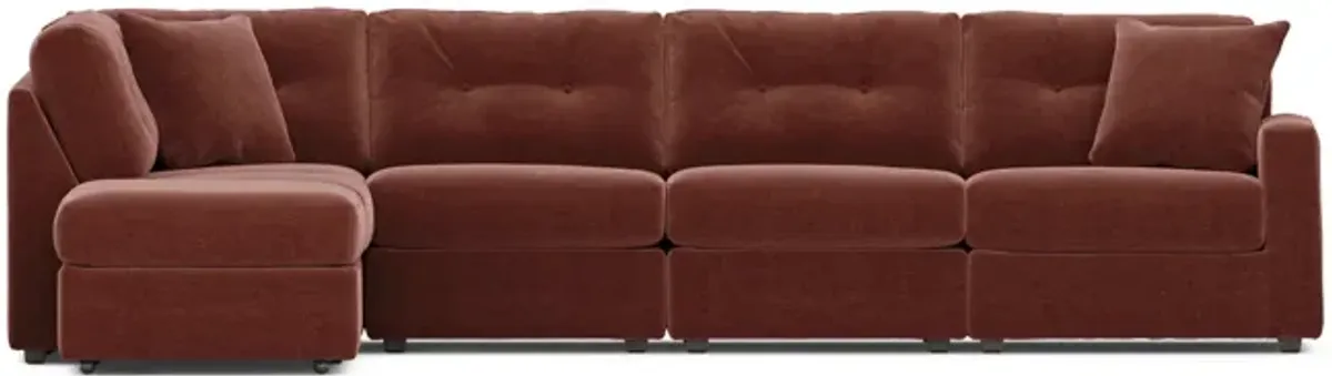 ModularOne 6 Piece Sectional - Merlot