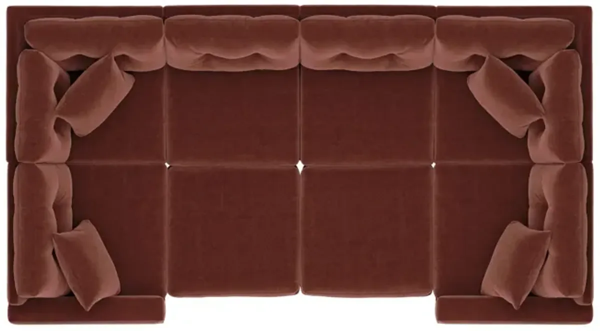 ModularOne 8 Piece Sectional - Merlot