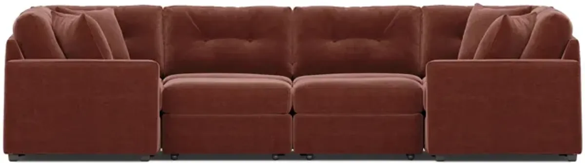 ModularOne 8 Piece Sectional - Merlot